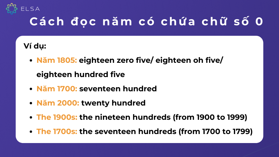 Cách đọc năm có chứa chữ số 0 Cách đọc năm có chứa chữ số 0