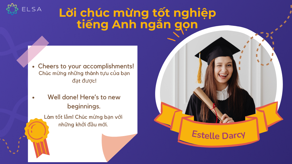 Lời chúc mừng tốt nghiệp tiếng Anh ngắn gọn Lời chúc mừng tốt nghiệp tiếng Anh ngắn gọn