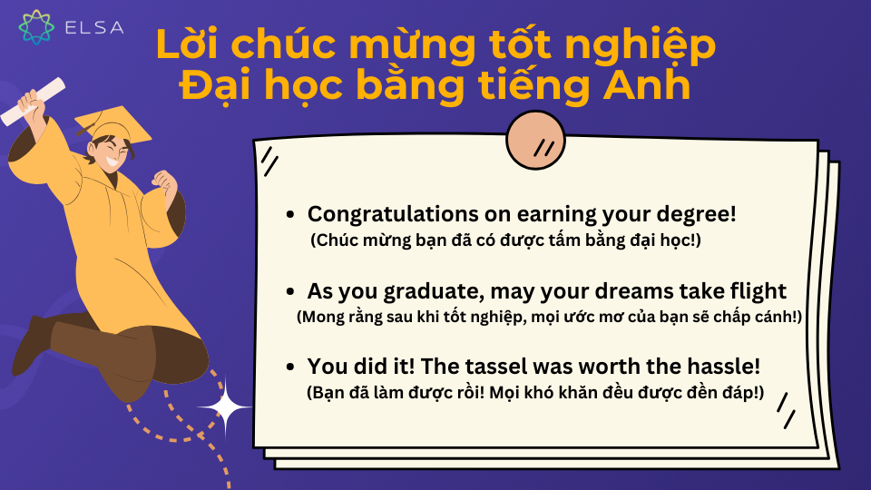 Những lời chúc mừng tốt nghiệp đại học bằng Tiếng anh Những lời chúc mừng tốt nghiệp đại học bằng Tiếng anh