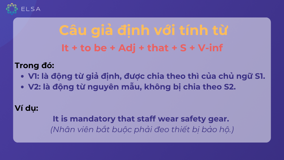 Cấu trúc câu giả định với tính từ Cấu trúc câu giả định với tính từ