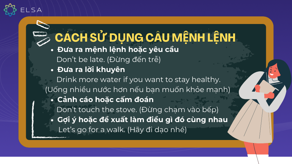Câu mệnh lệnh (Imperative Clauses): Cấu trúc, cách dùng và bài tập Câu mệnh lệnh (Imperative Clauses): Cấu trúc, cách dùng và bài tập