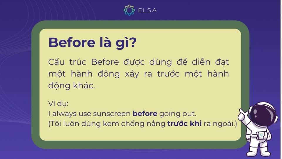 Before là gì? Before là gì?