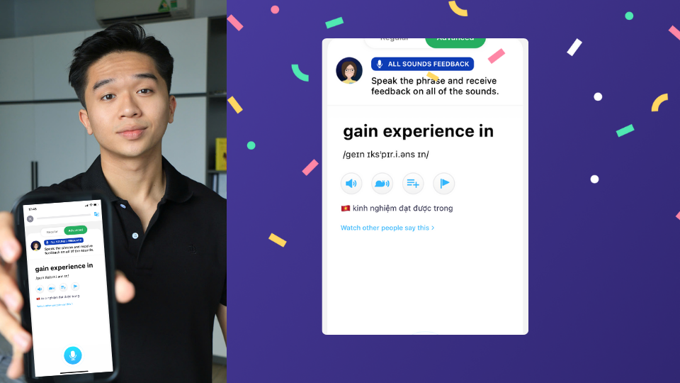 Danny đã thường xuyên sử dụng ELSA Speak để luyện giao tiếp Danny đã thường xuyên sử dụng ELSA Speak để luyện giao tiếp