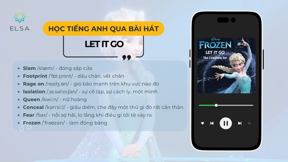 Cùng học tiếng anh qua bài hát Let it go