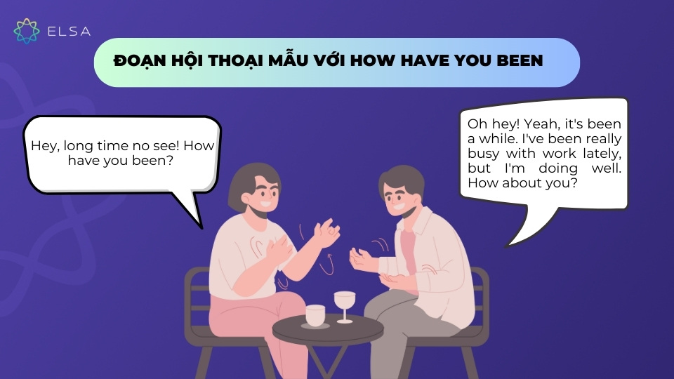 Đoạn hội thoại sử dụng How have you been Đoạn hội thoại sử dụng How have you been