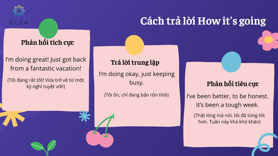 Các cách trả lời How it's going đơn giản, hiệu quả Các cách trả lời How it's going đơn giản, hiệu quả