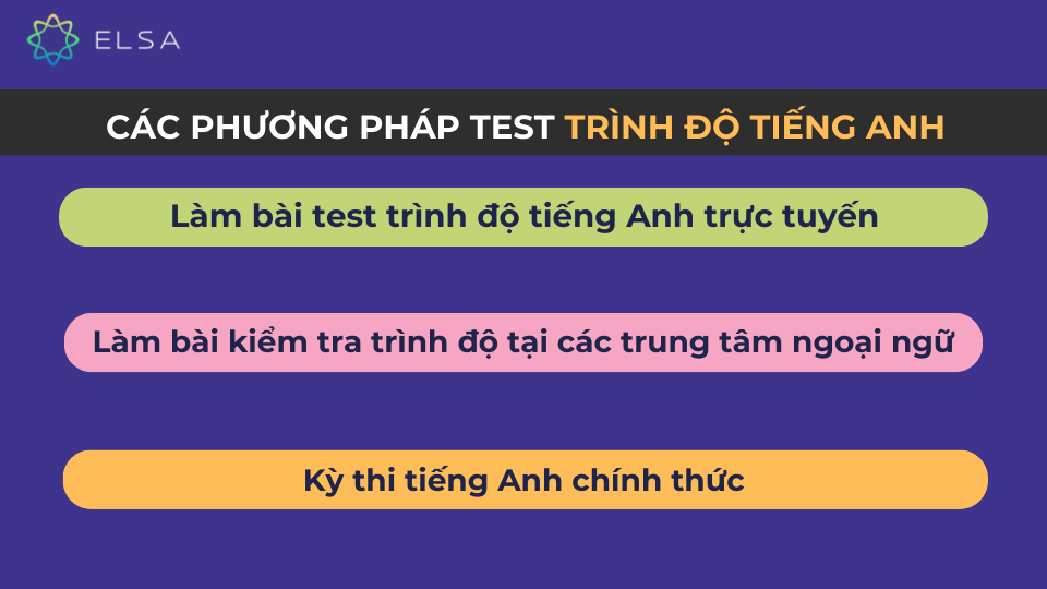 3 phương pháp test trình độ tiếng Anh