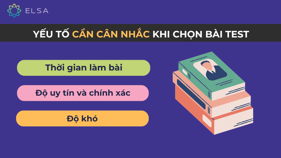 3 yếu tố cần cân nhắc khi chọn bài test