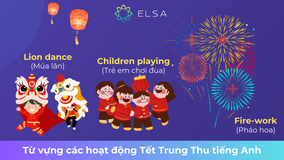 Từ vựng các hoạt động Tết Trung Thu tiếng Anh Từ vựng các hoạt động Tết Trung Thu tiếng Anh