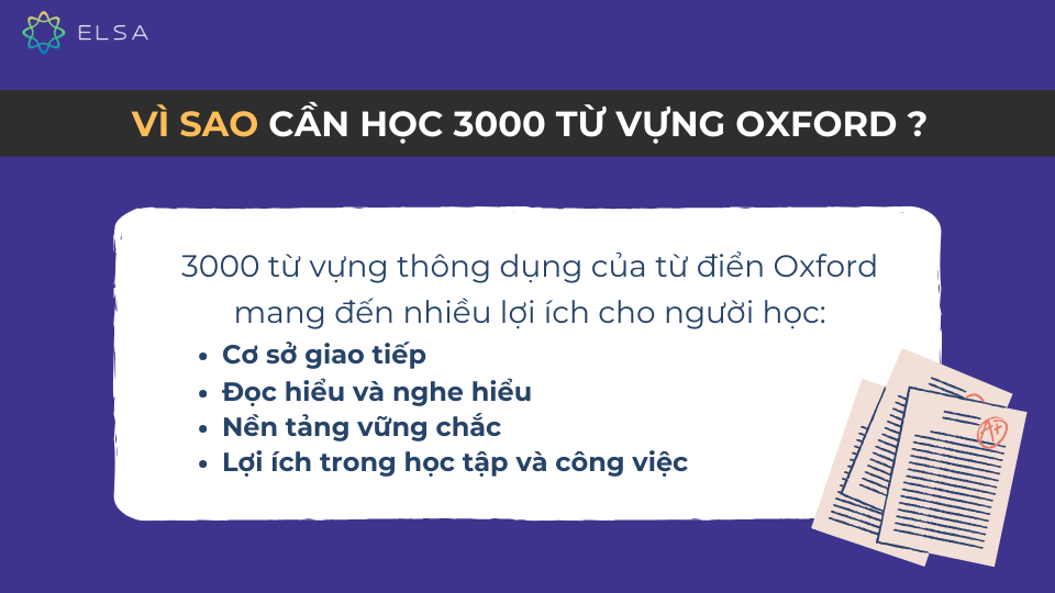 Vì sao cần học 3000 từ vựng tiếng Anh thông dụng Oxford?