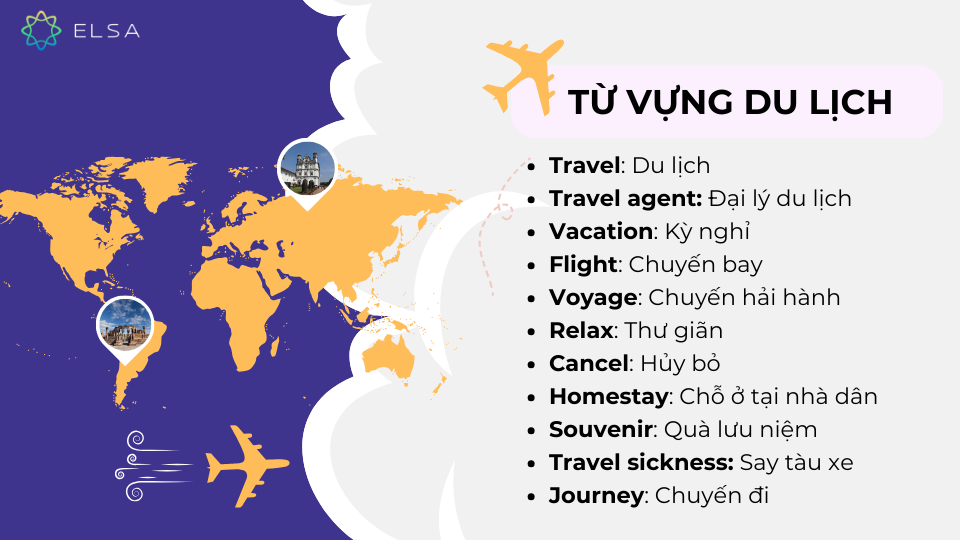 Từ vựng tiếng Anh thông dụng Oxford về du lịch