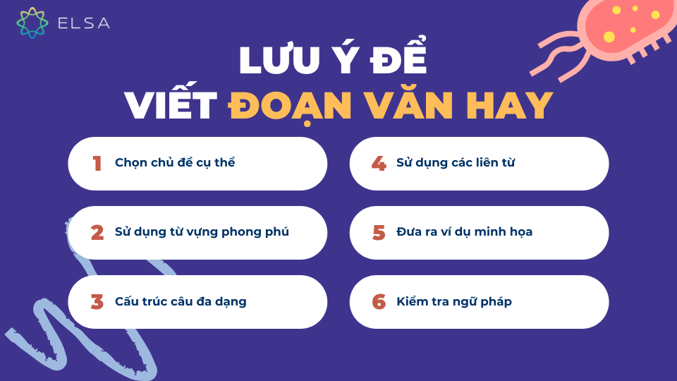 Những lưu ý để viết đoạn văn hay
