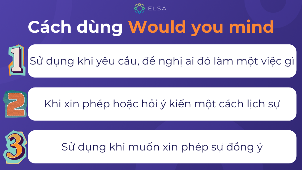 Đây là ba cách dùng cấu trúc Would you mind mà bạn nhất định không nên bỏ qua Đây là ba cách dùng cấu trúc Would you mind mà bạn nhất định không nên bỏ qua