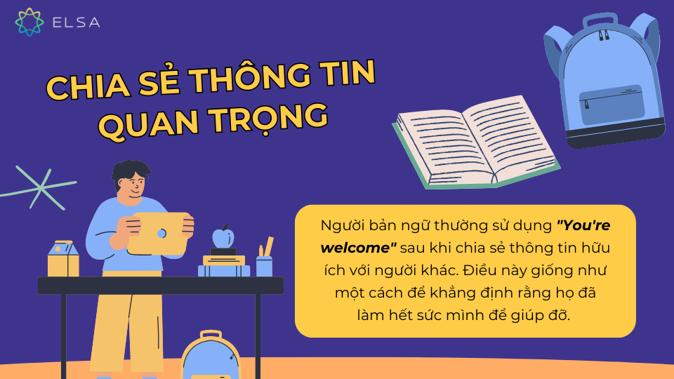 Cách sử dụng You are welcome