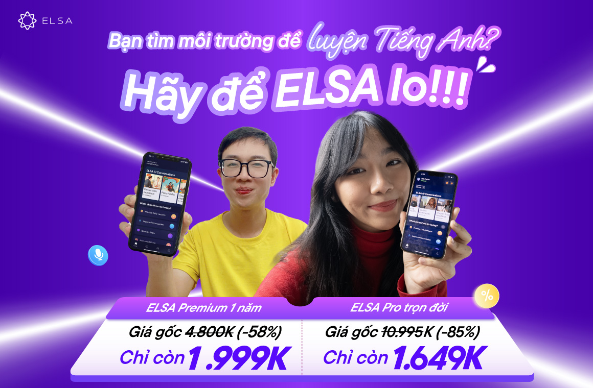 ELSA Pro trọn đời