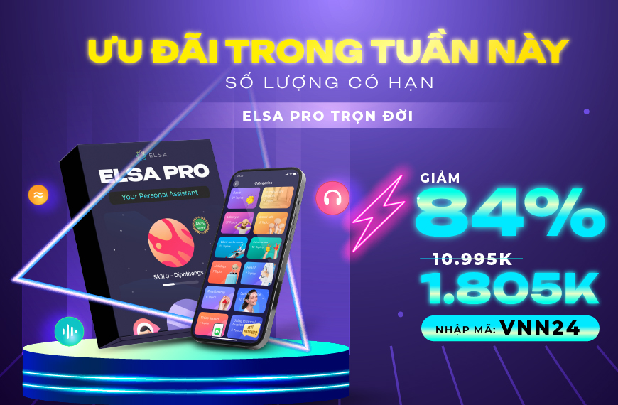 ELSA Pro trọn đời