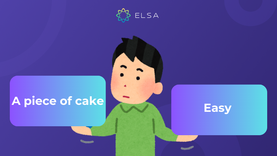 Phân biệt 2 cụm từ A piece of cake và Easy Phân biệt 2 cụm từ A piece of cake và Easy