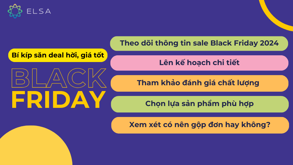 Bí kíp săn deal hời, giá tốt Black Friday 2024 Bí kíp săn deal hời, giá tốt Black Friday 2024
