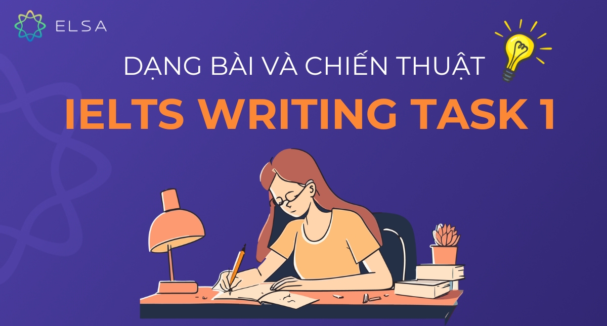 Các dạng bài và chiến thuật thi IELTS Writing task 1 đạt điểm cao