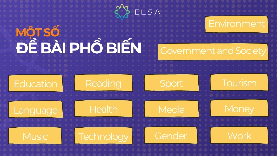 Các chủ đề phổ biến trong writing task 2 dạng bài Agree or Disagree Các chủ đề phổ biến trong writing task 2 dạng bài Agree or Disagree