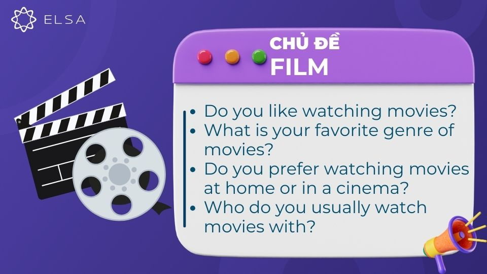Câu hỏi chủ đề Film