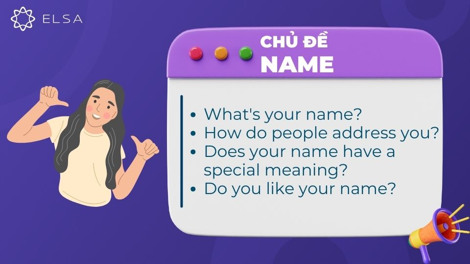 Câu hỏi chủ đề Name