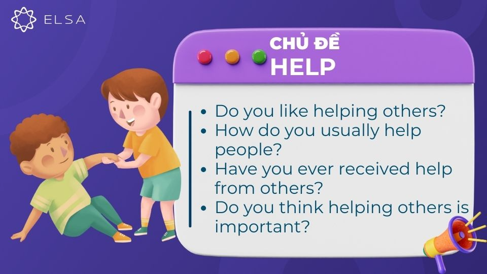 Câu hỏi chủ đề Help