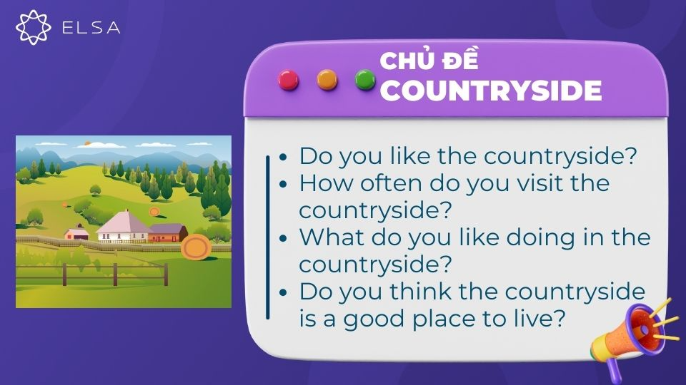 Câu hỏi chủ đề Coutryside