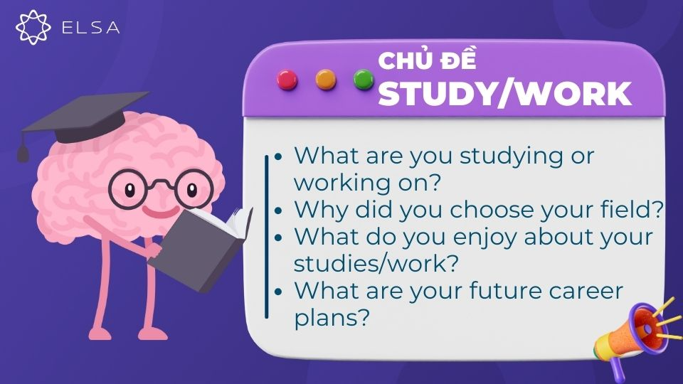 Câu hỏi chủ đề Study/Work