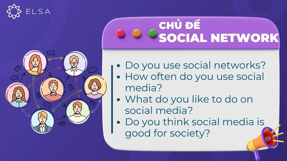 Câu hỏi chủ đề Social Network