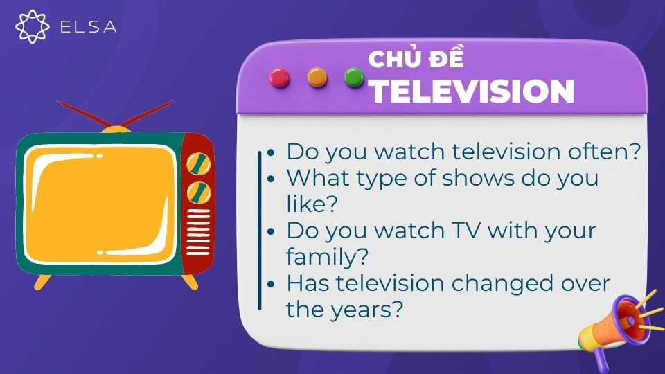 Câu hỏi chủ đề Television