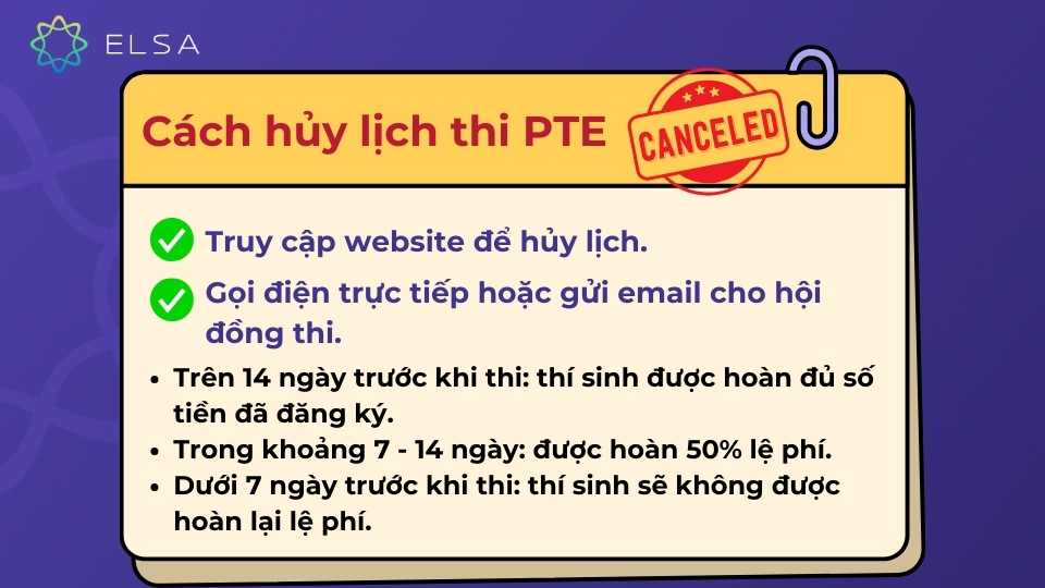 Chứng chỉ PTE là gì? Tổng hợp thông tin chi tiết về chứng chỉ PTE Cách hủy lịch thi chứng chỉ PTE