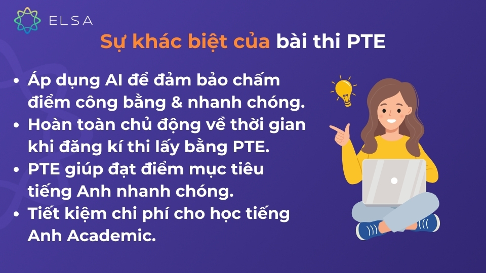 Chứng chỉ PTE là gì? Tổng hợp thông tin chi tiết về chứng chỉ PTE Sự khác biệt của bài thi PTE với các bài thi tiếng Anh khác