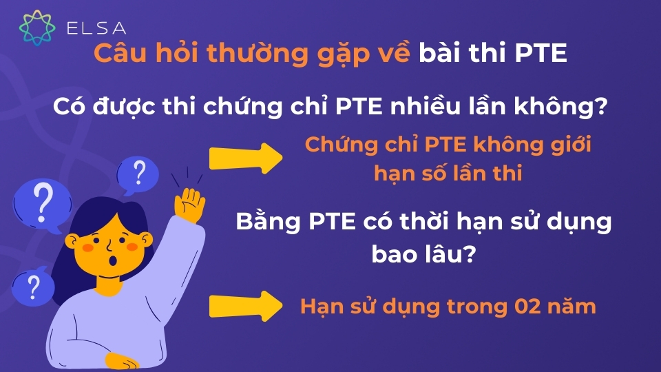 Chứng chỉ PTE là gì? Tổng hợp thông tin chi tiết về chứng chỉ PTE Câu hỏi thường gặp về bài thì PTE