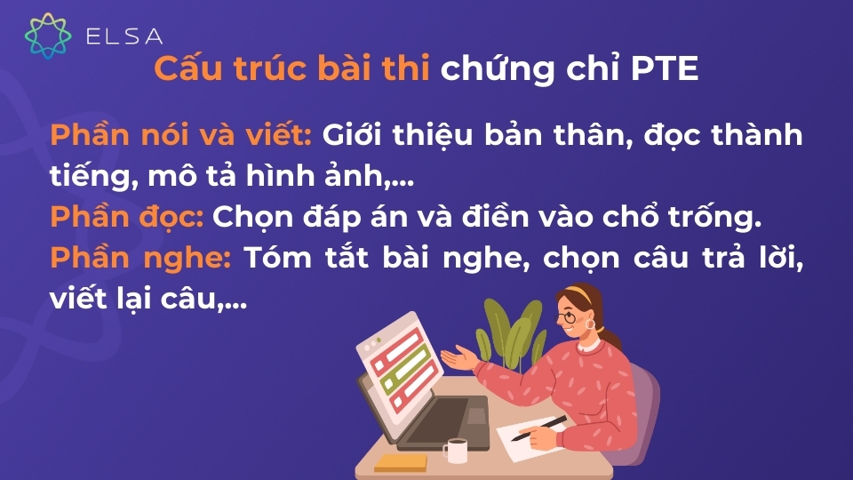 Chứng chỉ PTE là gì? Tổng hợp thông tin chi tiết về chứng chỉ PTE Cấu trúc bài thi chứng chỉ PTE