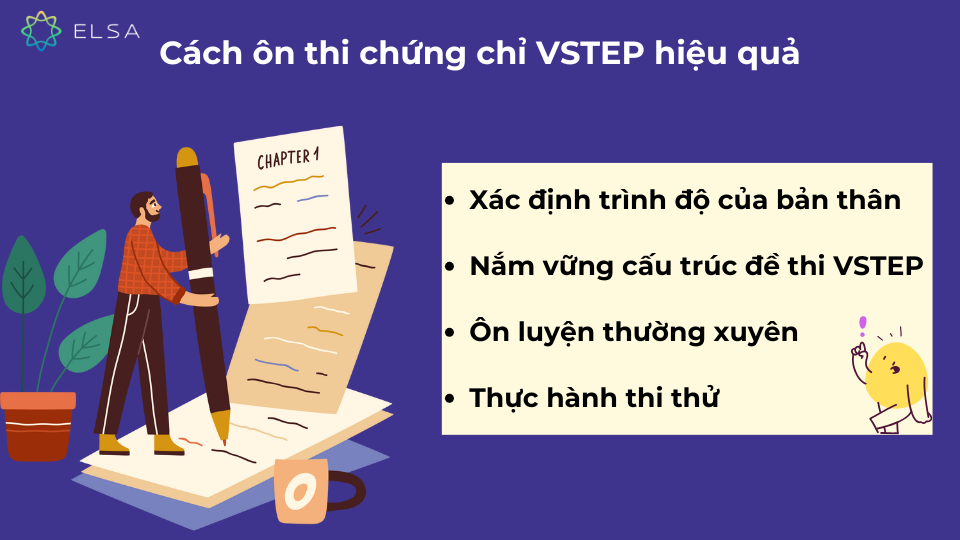 Ôn thi chứng chỉ VSTEP hiệu quả chỉ với 4 bước đơn giản Ôn thi chứng chỉ VSTEP hiệu quả chỉ với 4 bước đơn giản