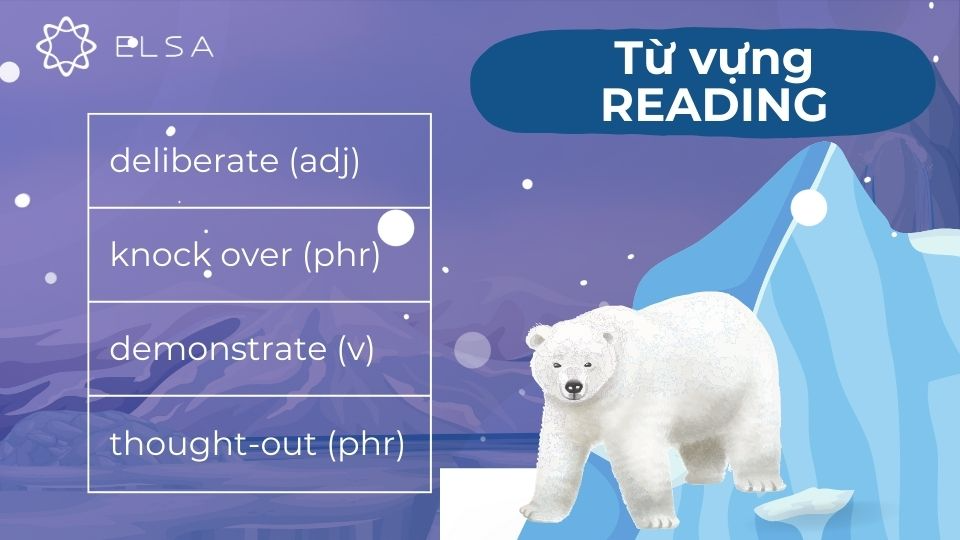 Một số từ vựng đoạn 6 bài Why We Need to Protect Polar Bears Một số từ vựng đoạn 6 bài Why We Need to Protect Polar Bears