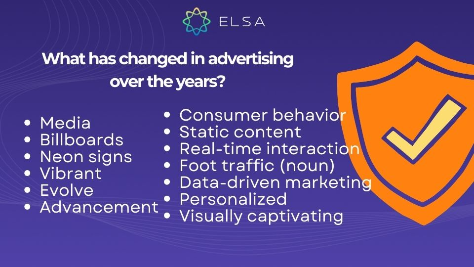 Gợi ý cách trả lời cho câu hỏi What has changed in advertising over the years? Gợi ý cách trả lời cho câu hỏi What has changed in advertising over the years?