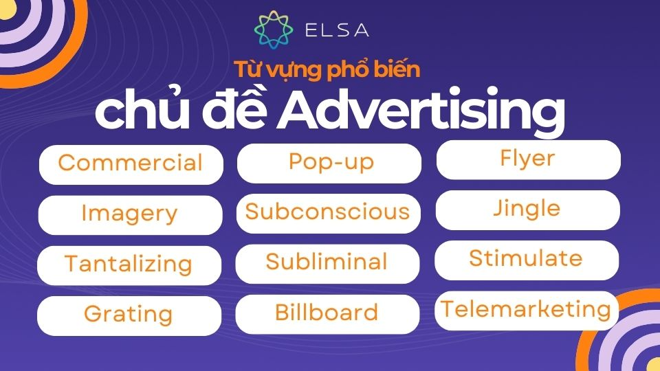 Các từ vựng phổ biến chủ đề Advertising Các từ vựng phổ biến chủ đề Advertising
