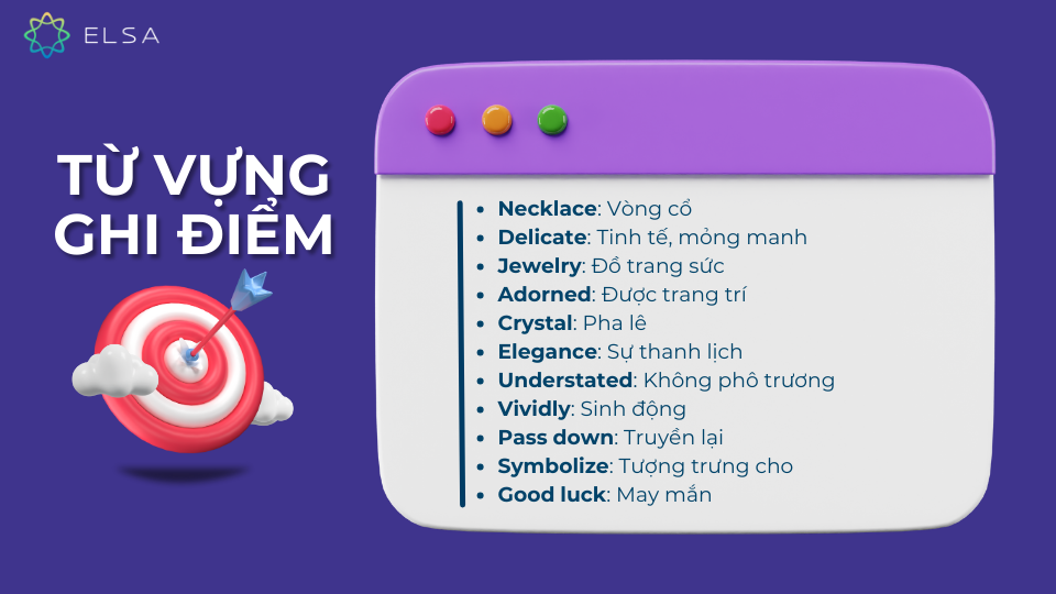 Từ vựng ghi điểm: Từ vựng ghi điểm: