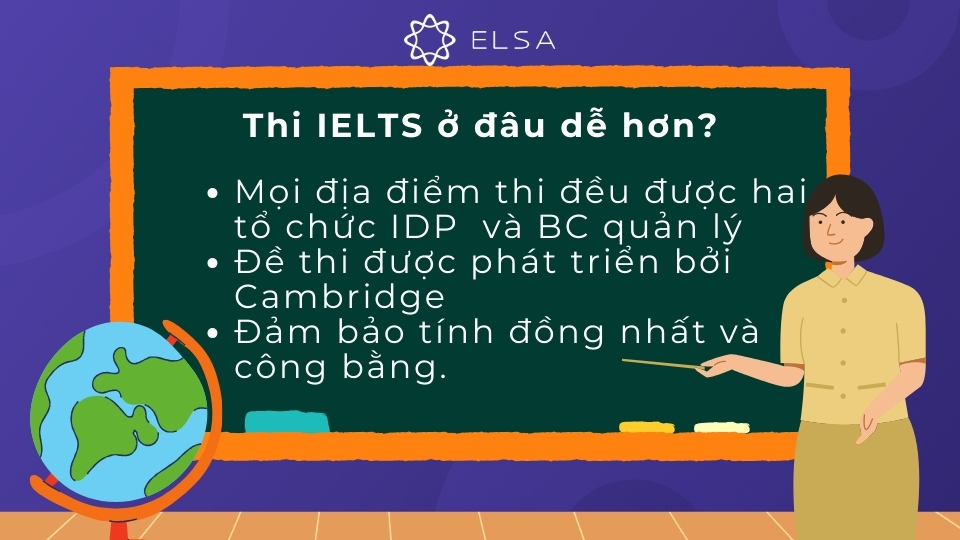 Đề thi được phát triển bởi Cambridge nên sẽ đảm bảo tính đồng nhất và công bằng Đề thi được phát triển bởi Cambridge nên sẽ đảm bảo tính đồng nhất và công bằng