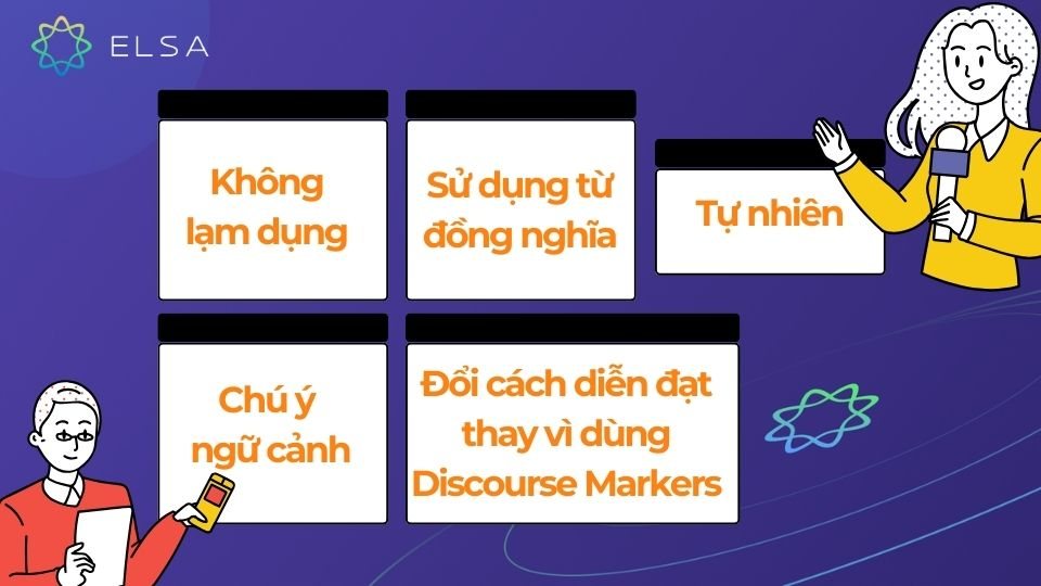 Lưu ý khi dùng Discourse markers trong IELTS Speaking Lưu ý khi dùng Discourse markers trong IELTS Speaking