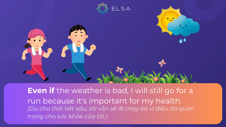 Cấu trúc 1 - Even if đầu câu Cấu trúc 1 - Even if đầu câu