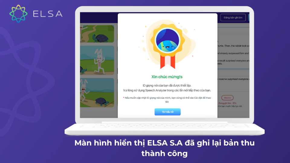 Thông báo bản ghi thành công Thông báo bản ghi thành công