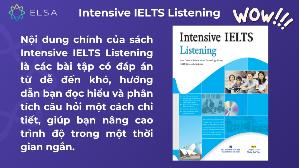 Tài liệu luyện IELTS Listening hay - Intensive IELTS Listening Tài liệu luyện IELTS Listening hay - Intensive IELTS Listening