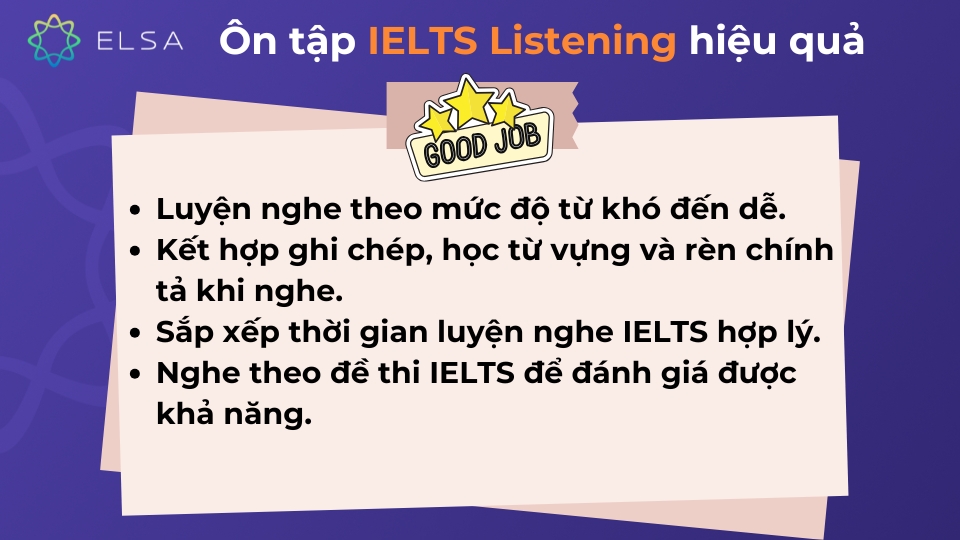 Phương pháp tự luyện IELTS Listening hiệu quả Phương pháp tự luyện IELTS Listening hiệu quả