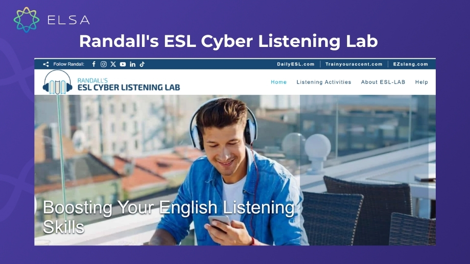 Luyện IELTS Listening online miễn phí cùng Randall's ESL Cyber Listening Lab Luyện IELTS Listening online miễn phí cùng Randall's ESL Cyber Listening Lab