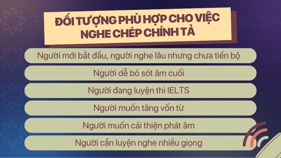 Lợi ích của phương pháp nghe chép chính tả