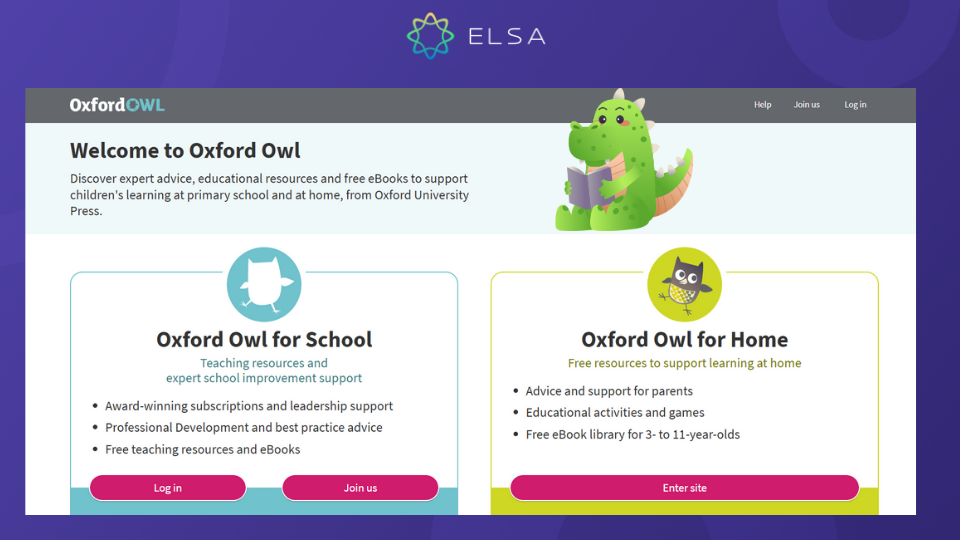 Website đọc sách tiếng Anh - OxfordOwl Website đọc sách tiếng Anh - OxfordOwl