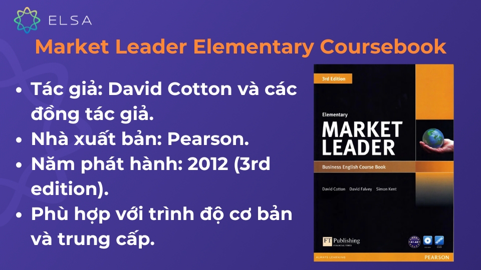 Oxford Business English - Bộ sách học tiếng Anh cho người đi làm Sách Market Leader Elementary Coursebook